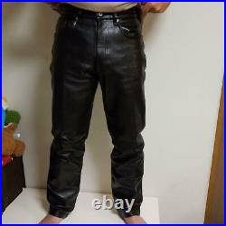 Harold Daniell Horsehide Leather Pants Men L Straight From Japan Genuine USED