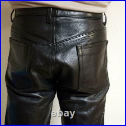 Harold Daniell Horsehide Leather Pants Men L Straight From Japan Genuine USED