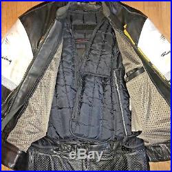 Honda Racing motorcycle Suit jacket sz 42 Pants sz 34 Mens womans leather sport
