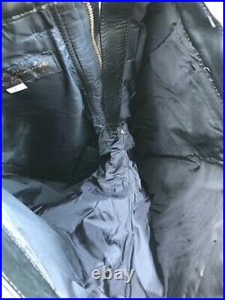 Horsehide Leather Pants Biker Motorcycle Size 33 Black
