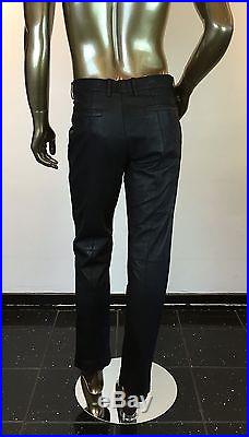 ISSEY MIYAKE Men's Four Pocket Black Sheepskin Leather Pants Sz. 4 GORGEOUS