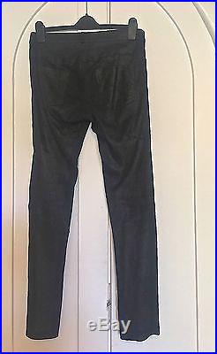 Isabel Benenato Autumn/winter 2014-15 Men's Black Leather Pants Size S