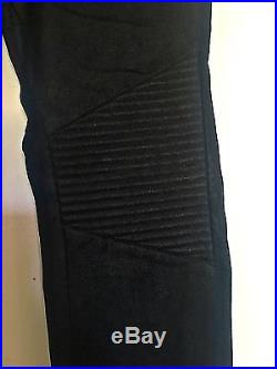 Isabel Benenato Autumn/winter 2014-15 Men's Black Leather Pants Size S