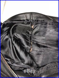 Isabel Marant For H&M Mens Black Leather Biker/Riding Pants