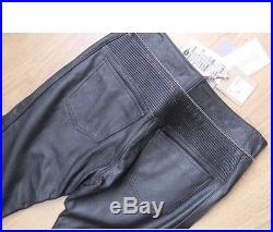 Isabel Marant H&M Men's Leather Pants Trousers Jeans 32 Biker Style Slim Fitting