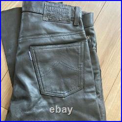 KUSHITANI Leather pants Genuine leather
