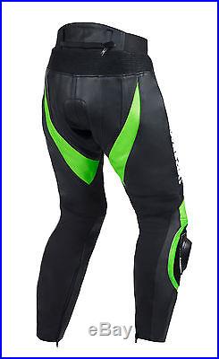 Kawasaki Green Black Moto gp Armored Women Men Motorcycle Leather Pants