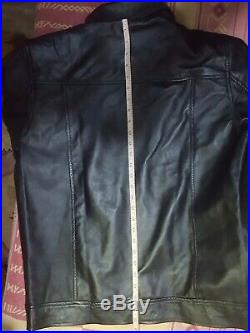 King of Rock  ELVIS Presley 1968 comeback special  Black leather Jacket & Pant