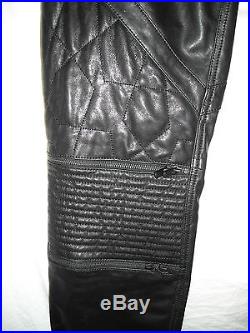 Les Benjamins Mens Leather Trousers Size Large