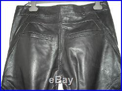 Les Benjamins Mens Leather Trousers Size Large