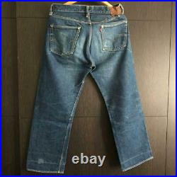 LEVI'S 501XX Leather patch Jeans Pants Vintage Rare From JAPAN