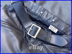 Langlitz Leathers Pants With Belt. Mens Size 34 Motorcycle Riding Leathers