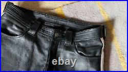 Leather Breeches with White Stripe Mr Chaps Hamburg 32 BLUF
