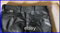 Leather Breeches with White Stripe Mr Chaps Hamburg 32 BLUF