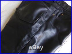 Leather Gear Schott Perfecto Men's Leather Pants! Great Condition, Like New