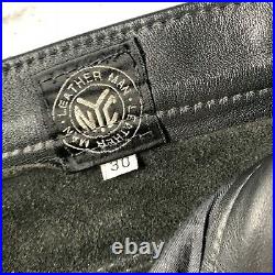 Leather Man NYC Mens leather pants 30