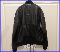 Leather jacket man XL ARMANI JEANS EA7 AJ GA brand lux as Emporio ARMANI