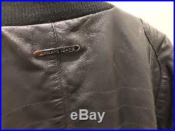 Leather jacket man XL ARMANI JEANS EA7 AJ GA brand lux as Emporio ARMANI