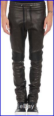 MEN LEATHER PANT TROUSER GENUINE LAMBSKIN REAL LEATHER SOFT SEXY TROUSER PANT 2