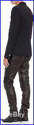 MEN LEATHER PANT TROUSER GENUINE LAMBSKIN REAL LEATHER SOFT SEXY TROUSER PANT 2