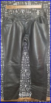 MR S. San Francisco Black Leather Bondage Fetish Pants Men