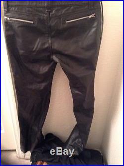 Madame S leather pants man men NEW