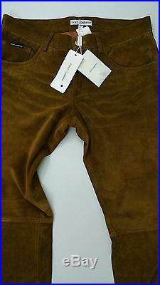 Made in Italy Men's Dolce & Gabbana 100% Calf Leather Pants