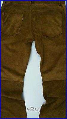 Made in Italy Men's Dolce & Gabbana 100% Calf Leather Pants