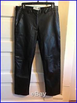Maison Margiela Cropped Leather Replica Pants Men's US 30 IT 44
