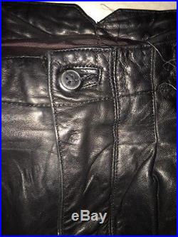 Marc Buchanan- Pelle Pelle Men's Leather Pants 30X36 Used