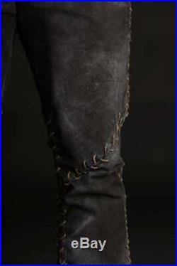 Medieval Viking Leather Pants Men Celtic Larp & Sca Trousers Renaissance Cloth