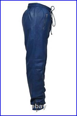 Men Genuine Sheepskin Soft Leather Trouser Pant For Men For Jogging Pant LP-055
