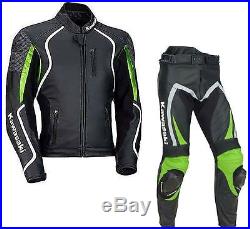 Men Motorbike Leather Suit Motogp Racing Mens Motorcycle Jacket Trouser Pant
