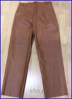Men's Bagazio Faux Leather Pleated Pants Slacks Fashion Colors New