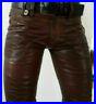 Men-s-Brown-Genuine-Leather-Slim-Fit-Biker-Jeans-Pants-01-ey