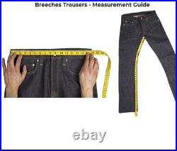 Men's Cowhide Leather Carpenter Pants Bikers Pants Slim Fit Gay Pants Trousers