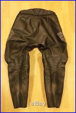 Men's DAINESE Leather Motorcycle Motorbike Pants Trousers SIZE EU 50