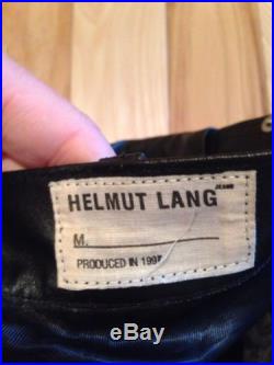 Men's Helmut Lang Leather Pants