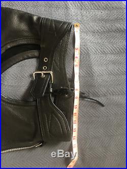 Men's Leather Chaps, Fetish Size 28 from The Leatherman NYC