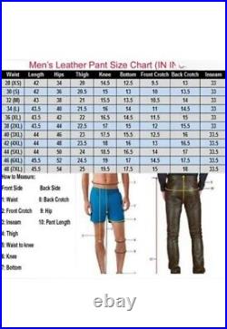 Men's Leather Gay Pants, Zipper Pants for Gay Men, Fetish Pants