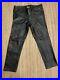 Men-s-Leather-Jeans-Actual-Waist-38-Inseam-29-New-Never-Worn-01-or