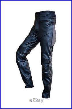 Men's Leather Motorcycle Pant Biker Racing Trouser Lll-173 New All Sizes