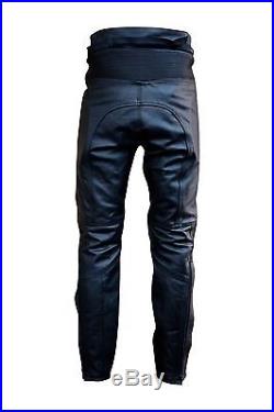 Men's Leather Motorcycle Pant Biker Racing Trouser Lll-173 New All Sizes