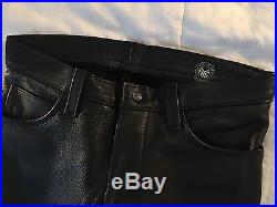 Men's Leather Pants size 32 x 31