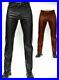 Men-s-Leather-Trouser-Genuine-Tan-Napa-Biker-Motorcycle-Jeans-501-01-zrfd