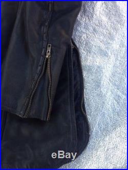 Men's Motorcycle Leather Western Fringe Jacket Vest And Pants
