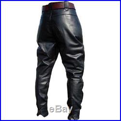 Men's Nappa Leather Jodhpurs Pant Trouser New All Sizes