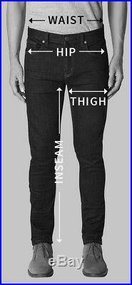 Men's Real Leather Bikers Pants Laces Up Front And Back Leather Pants