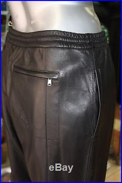 Men's Sean John Black 100% Genuine Leather Pants