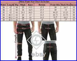 Men’s Yellow leather pants lambskin dress pants sizes 28 30 32 34 36 38 ...